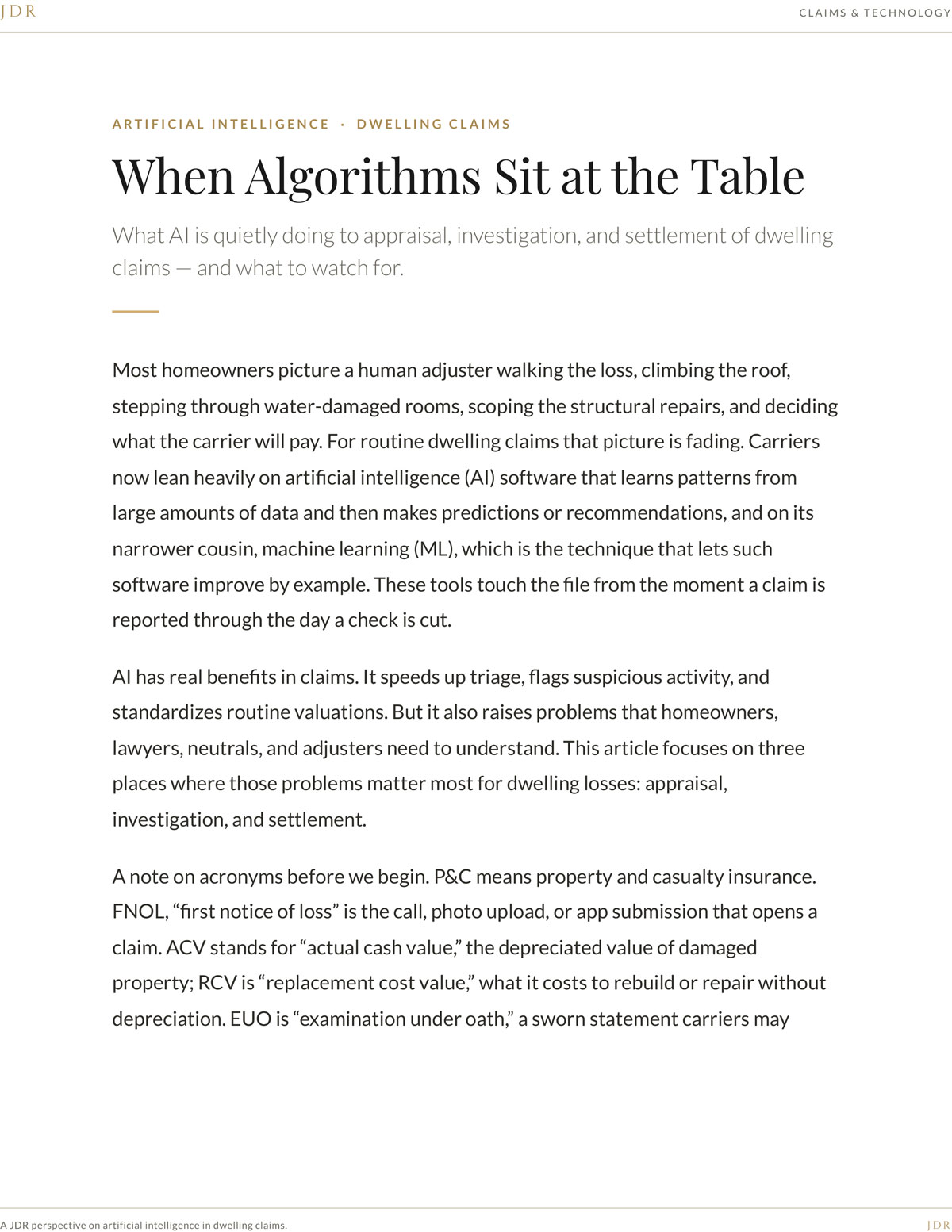 When Algorithms Sit at the Table